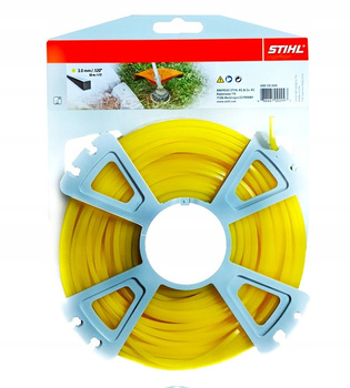 Żyłka tnąca STIHL 3,0mm 53M kwadratowa, żółta