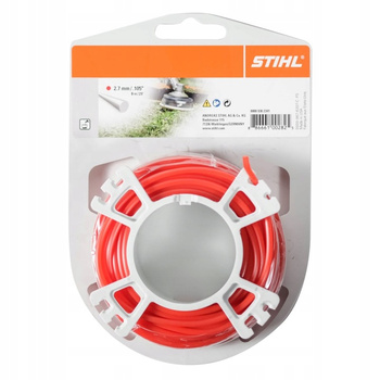 Żyłka tnąca STIHL 2,7mm x 9m okrągła, czerwona