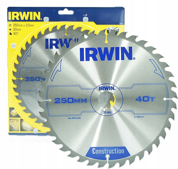 Tarcza tnąca do drewna IRWIN 1897211 250mm x 40T
