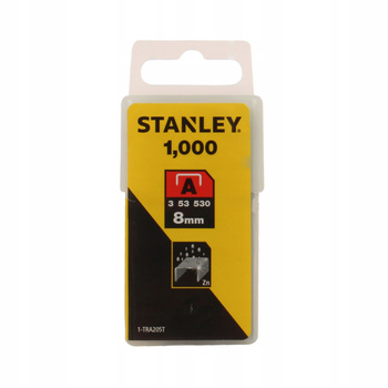 Zszywki stalowe STANLEY typ A 8mm - 1000 sztuk 1-TRA205T