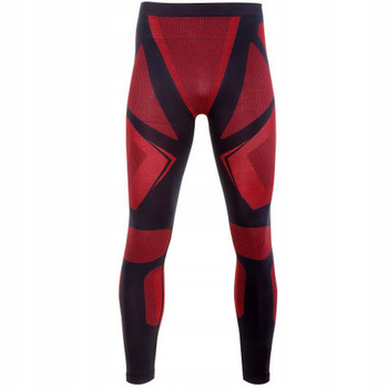 Kalesony leginsy robocze termoaktywne czarno-czerwone rozmiar S/M LAHTI PRO