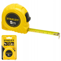 STANLEY miara stalowa zwijana miarka metrówka metalowa 5m x 19mm 30-497