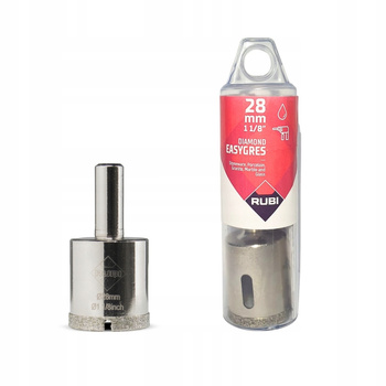 Wiertło diamentowe 28mm EASYGRES RUBI Otwornica na mokro koronka 05964