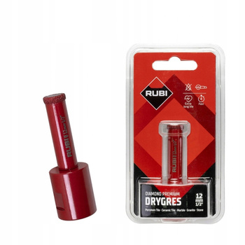 Wiertło Diamentowe koronka otwornica gres RUBI Drygres Premium 12mm 06929