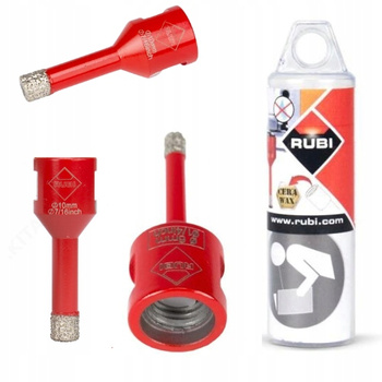 Wiertło na sucho Koronka Diamentowa RUBI Drygres 10mm M14 06964