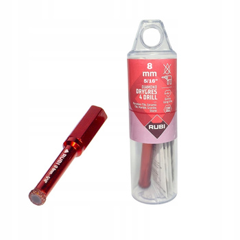 Wiertło diamentowe 8mm Drygres 4DRILL RUBI Otwornica na sucho 05924