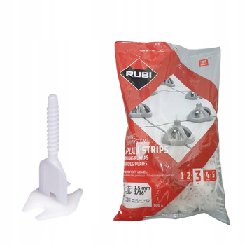 Podstawy system poziomowania 300szt 1,5mm flat base RUBI CYCLONE L.S. 35941
