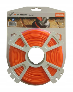Żyłka tnąca Stihl 2,4 mm x 41 m kwadratowa + gratis smycz