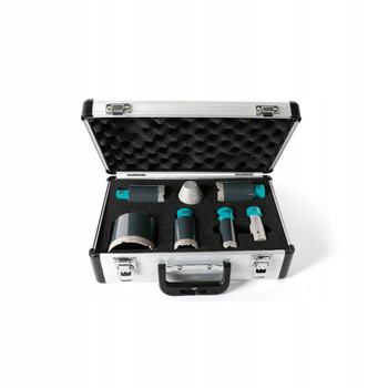 BIHUI WALIZKA ZESTAW OTWORNIC DIAMENTOWYCH 7szt