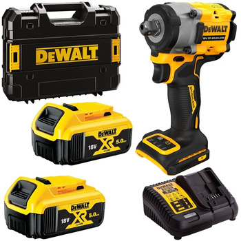 Zestaw Klucz udarowy 1/2" DeWalt 406Nm 18V XR DCF922P2T 2x5 Ah TSTAK