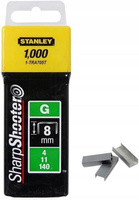 Zszywki stalowe Stanley typ G 8mm 1000 sztuk 1-TRA705T