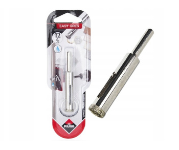 Wiertło diamentowe 12mm EASYGRES RUBI Otwornica na mokro koronka 04921