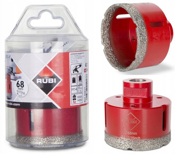 RUBI wiertło DRYGRES 68mm M14